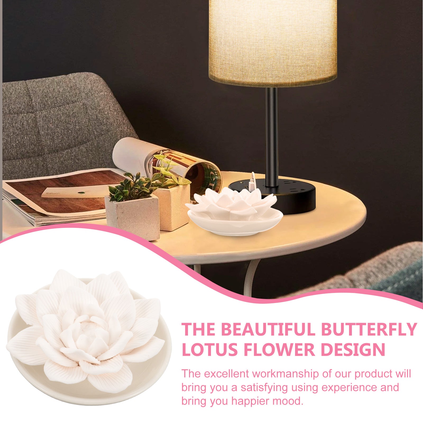 Stone Diffuser Essential Oil Passive Flower Diffuser Aromatherapy Diffuser passive Diffuser Essential Oil Supplies diffusers