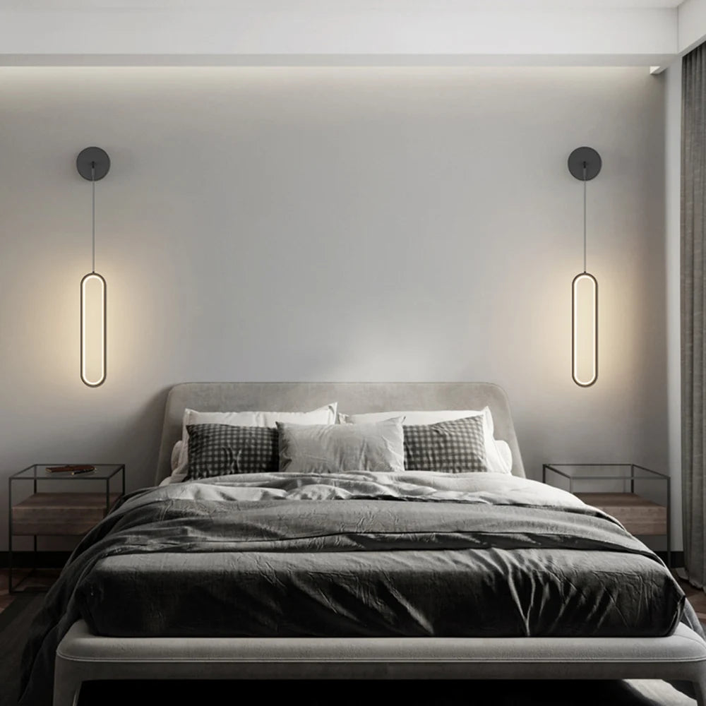 Modern LED Wall Sconce Lamp For Living Dining Room Bedroom Bedside TV Background Aisle Home Decoration Lighting Fixture Lustre