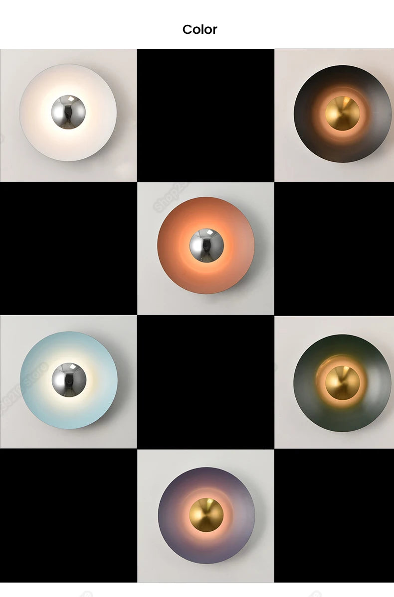 Modern Sconce Wall Lamp For Living Room TV Background Bedroom Bedside Office Aisle Stair Creative Led Wall Lamp  Indoor Lights