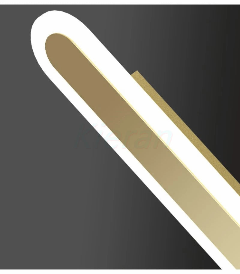 Modern Minimalist Long Strip LED Wall Lamps Bedroom Bedside Wall Lights Stairway  Living Room Background Room Decor Wall Lights