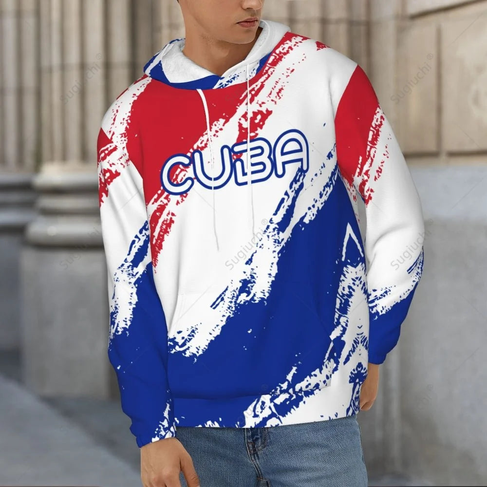 Unisex Cuba Flag Color Hoodie 3D Men Women Harajuku Sweatshirt Pullover Hoodies Polyester Casual