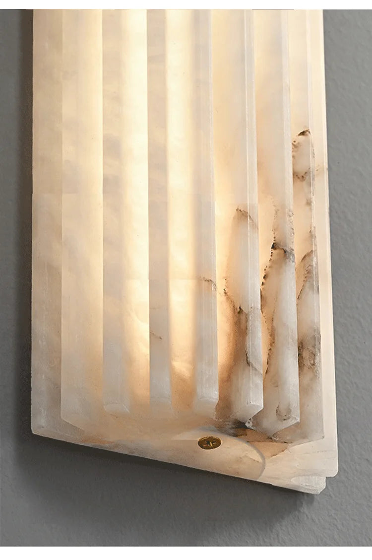 Modern Minimalist Marble Wall Lamp Bedside Lamp Bedroom Italian Style Light Luxury Designer Personalized Living Room TV Sconce