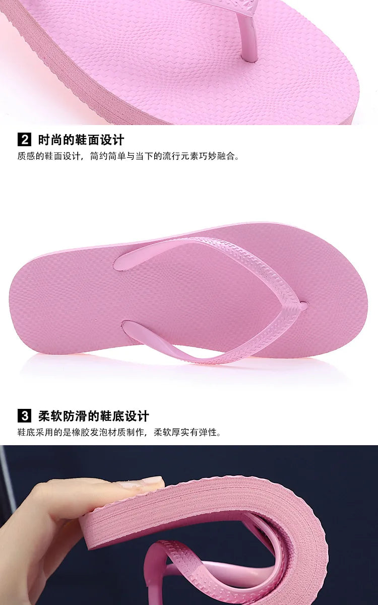 Women Flip Flops Sandals Summer Shoes Beach Flip Flops Herringbone Slippers for Women's Fashion Casual Ladies Shoes Dropshipping
