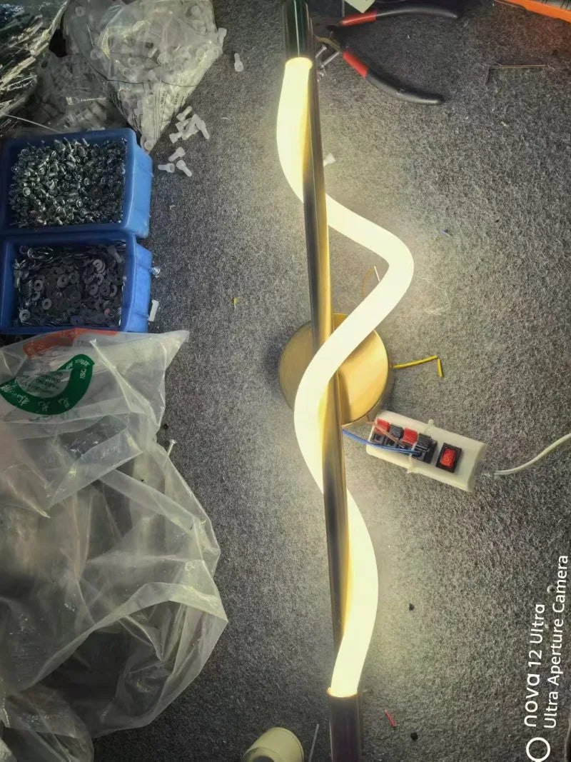 Bedroom Bedside LED Wall Lamp Italian Minimalist Designer Creative Art Living Room TV Background Corridor Staircase Decoration