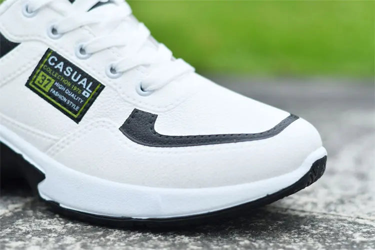 2025 new spring trend sports men's shoes Lace-up thick sole casual breathable fashion shoes Large size Wear skid resistance