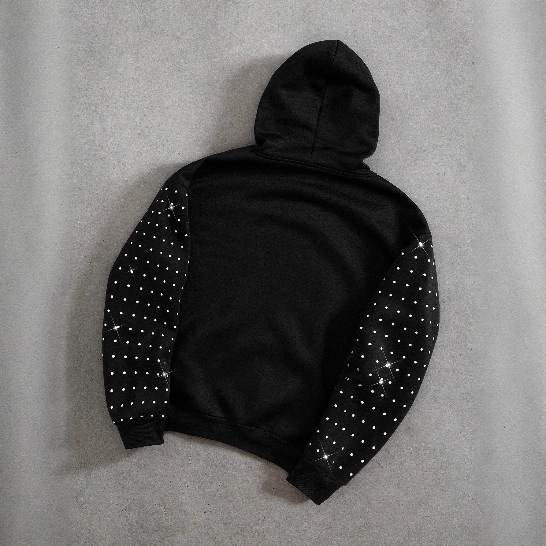 Unisex 2026 Winter Oversized Hoodie Star Embroidery Print Warm Cozy Casual Pullover For Men And Women Fashion