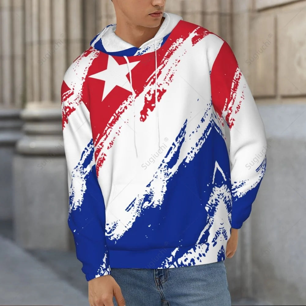Unisex Cuba Flag Color Hoodie 3D Men Women Harajuku Sweatshirt Pullover Hoodies Polyester Casual
