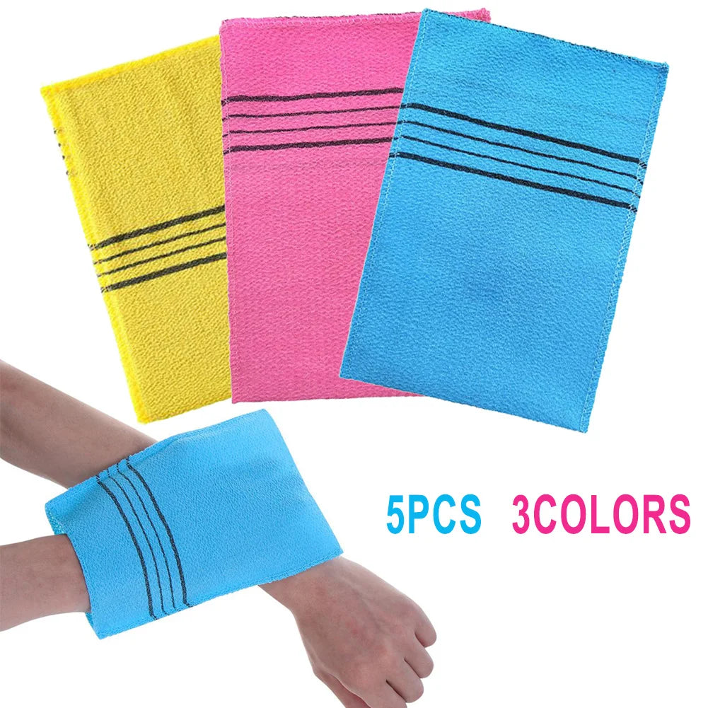 Scrub Towel Bath Bath Towel Cloth Massage Polyester Cotton Soft Towels Washcloth Body Italy Asian Exfoliating Bath