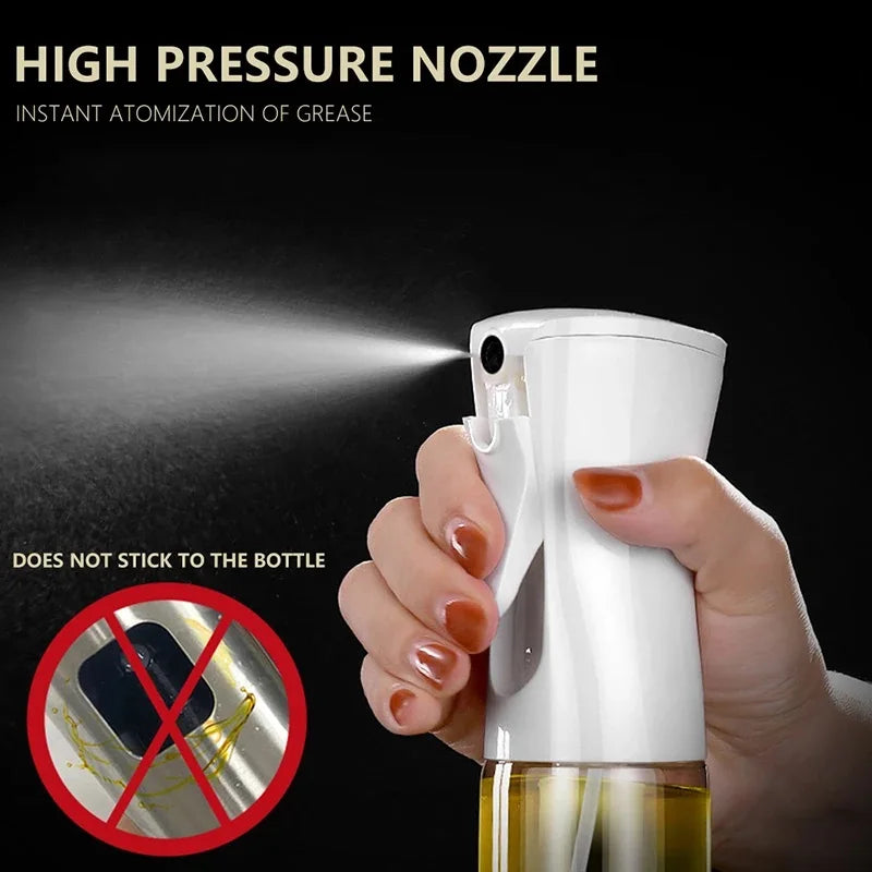 200ml Kitchen Oil Spray Bottle Plastics Olive Acid Sprayer for BBQ Baking Oil Dispenser Nebulizer Accessories BBQ Kitchenware
