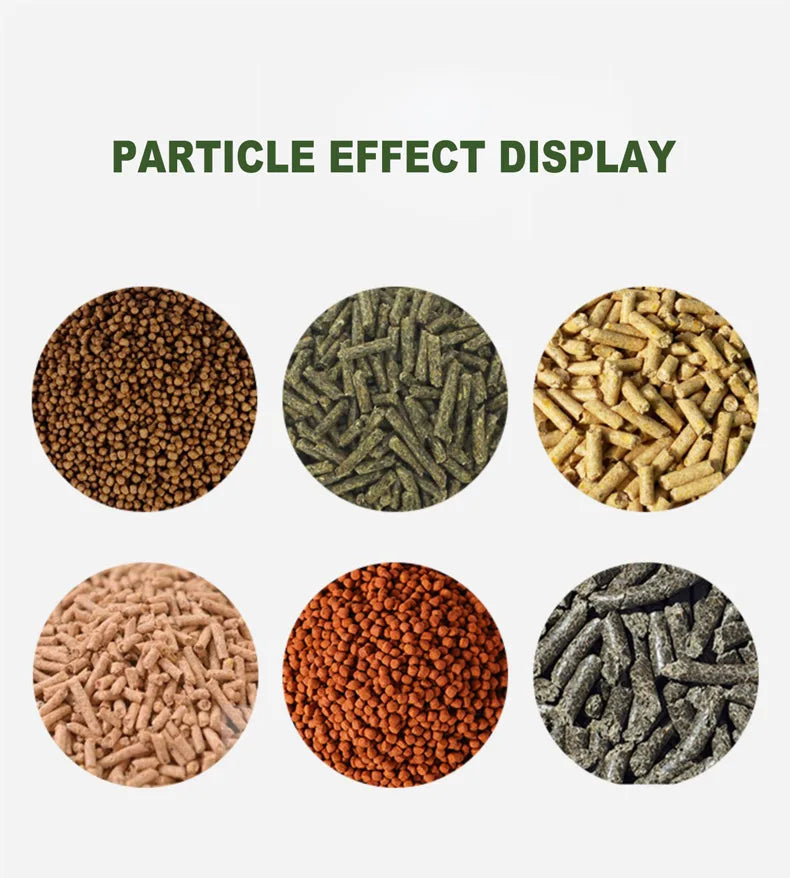 Electric Rotary Animal Feed Granulator Pellet Mill Feed Food Pellet Making Machine for Grain Straw Fish Chicken Pig Poultry