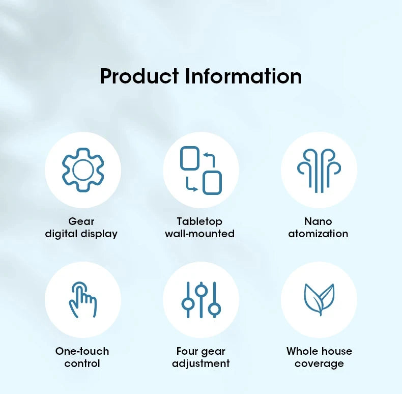 4-Modes Scent Diffusers for Home Oil Diffuser Bedroom Vaporizer Natural Fragrance Humidifier USB Aromatherapy Desktop