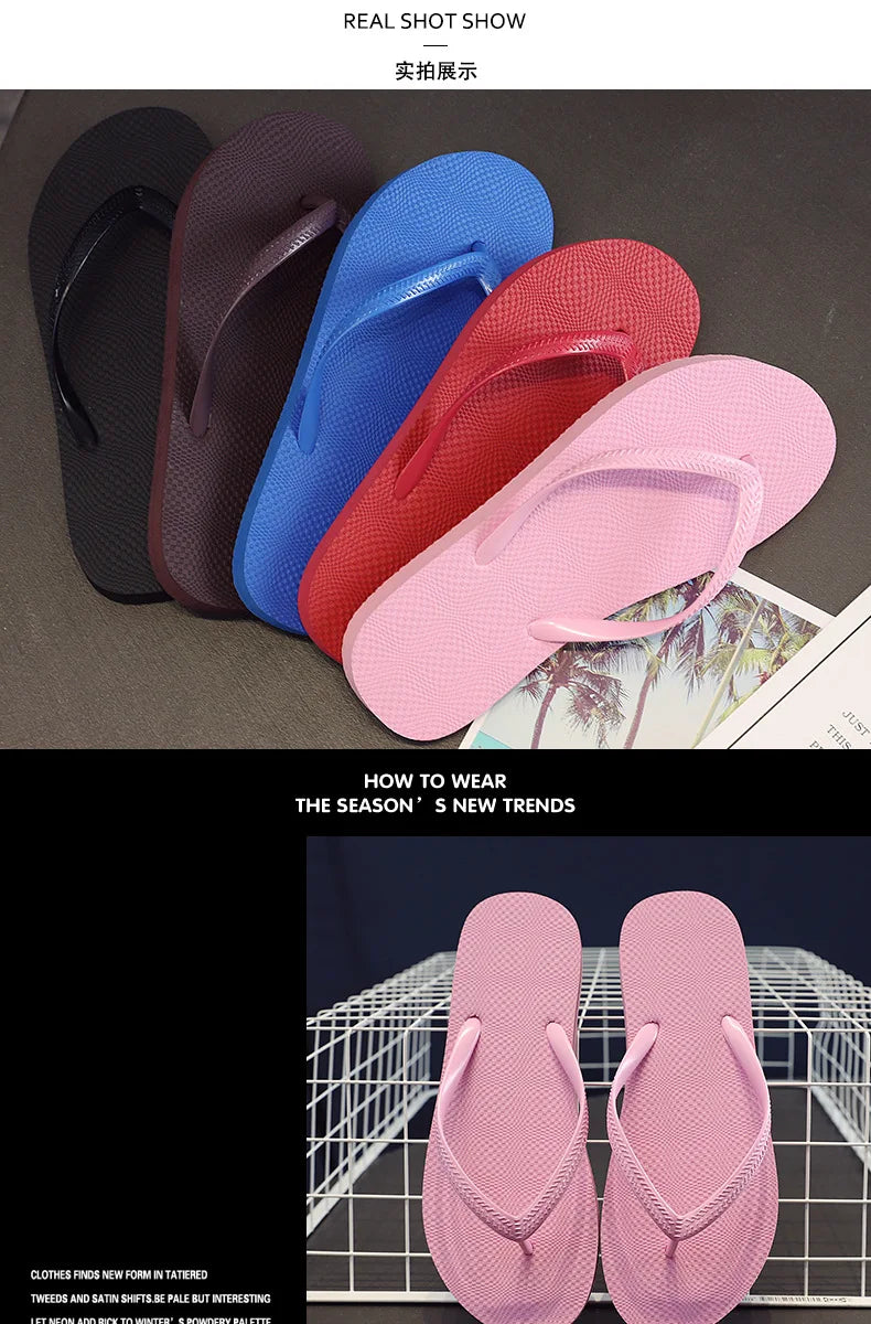 Women Flip Flops Sandals Summer Shoes Beach Flip Flops Herringbone Slippers for Women's Fashion Casual Ladies Shoes Dropshipping