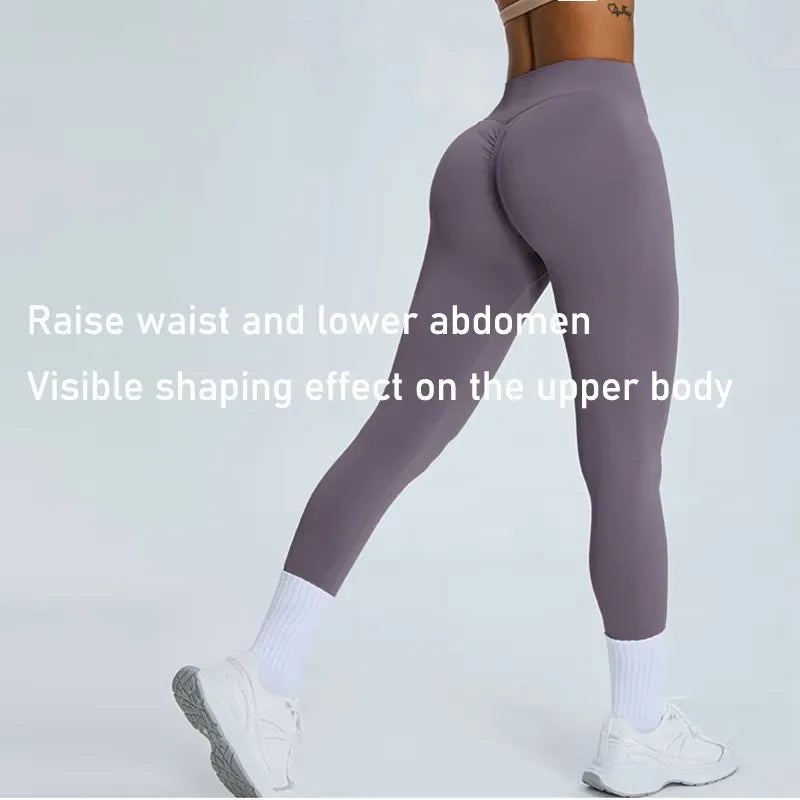 Women's High Waist Yoga Leggings Seamless High Stretchy Butt Lifting Breathable Sports Pants for Women Gym Leggings
