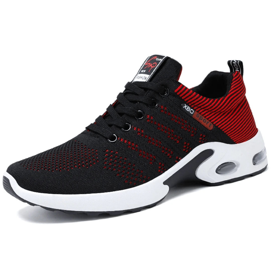 Men's Trendy Breathable Lace-Up Running Shoes Korean Light Casual Sports Sneakers