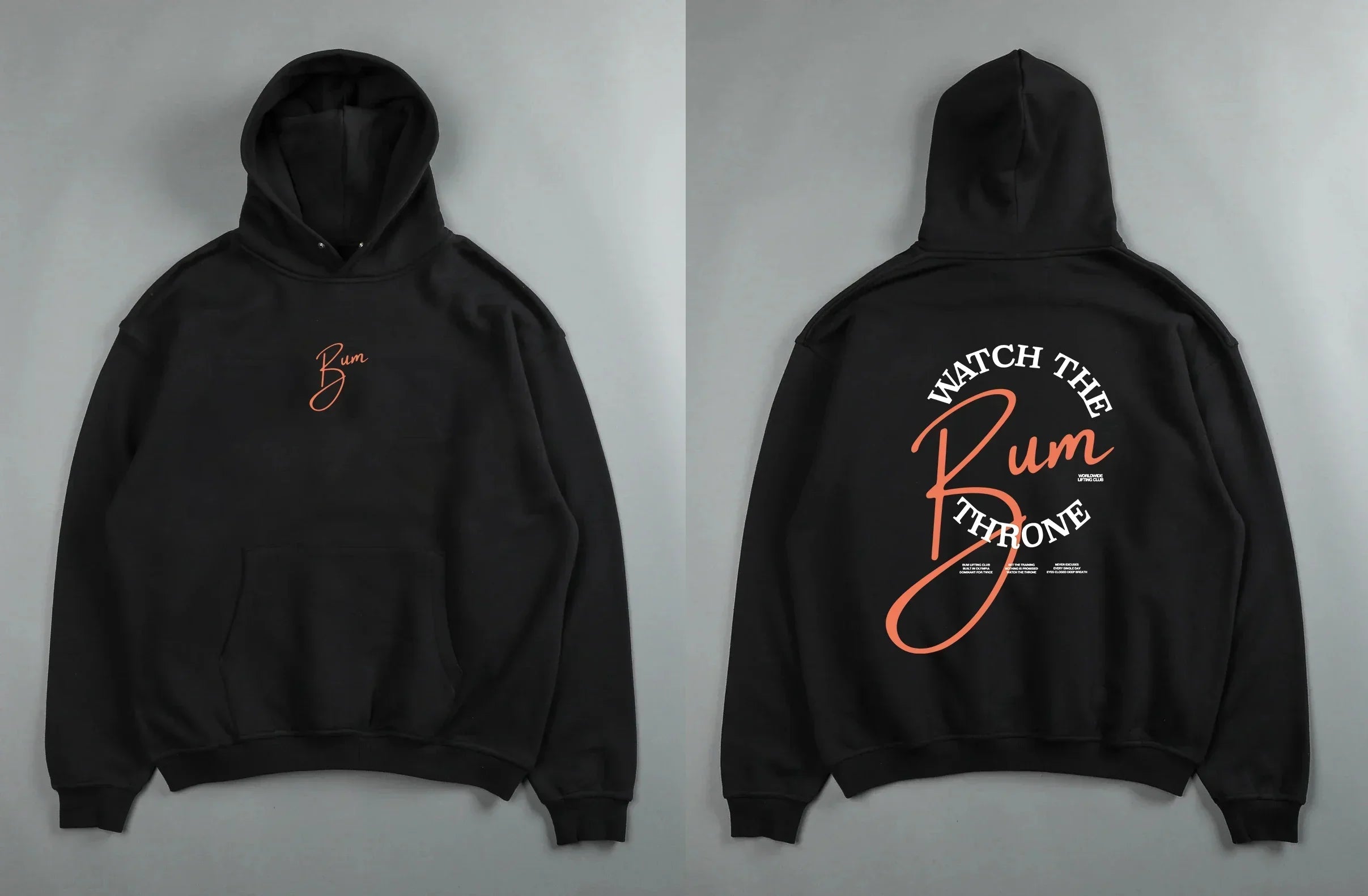 Men's Gym Fitness Hoodie Autumn Long Sleeve Hooded Pullover Printed Sweatshirt Plus Size Winter Apparel Sportswear Top