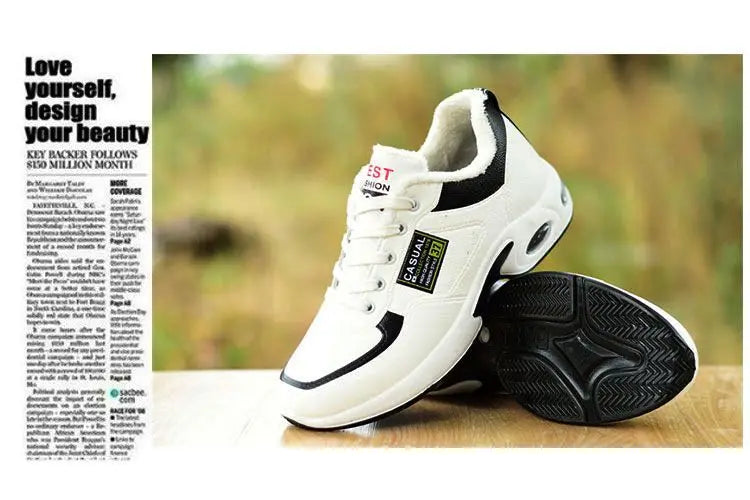 2025 new spring trend sports men's shoes Lace-up thick sole casual breathable fashion shoes Large size Wear skid resistance