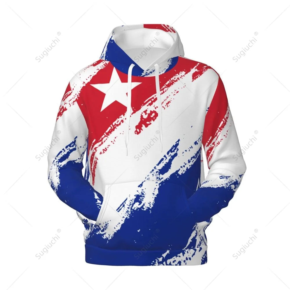 Unisex Cuba Flag Color Hoodie 3D Men Women Harajuku Sweatshirt Pullover Hoodies Polyester Casual