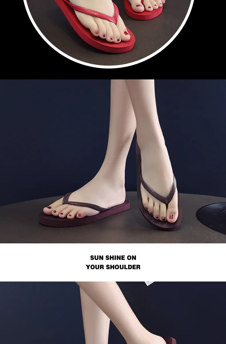 Women Flip Flops Sandals Summer Shoes Beach Flip Flops Herringbone Slippers for Women's Fashion Casual Ladies Shoes Dropshipping