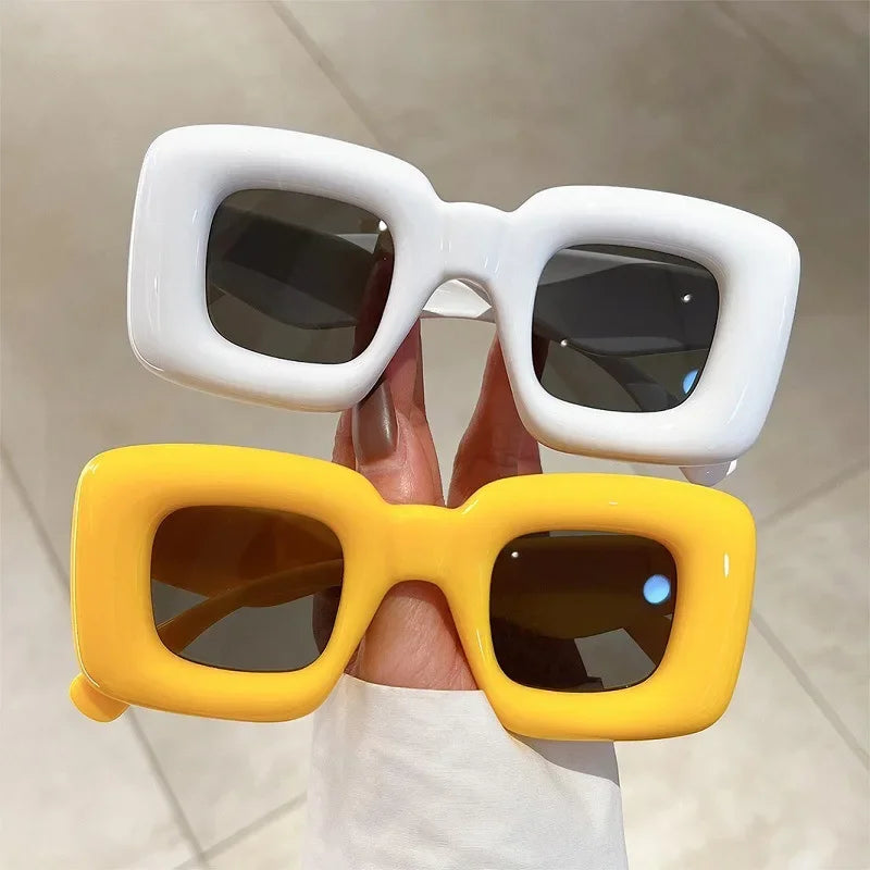 New Oversized Frame Sunglasses Women Fashion Funny Personality Sun Glasses Outdoor Street Photo Eyewear UV400 Oculos De Sol