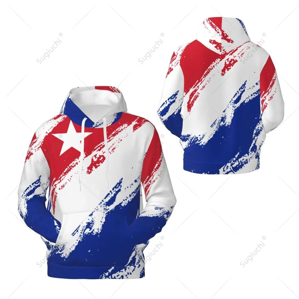 Unisex Cuba Flag Color Hoodie 3D Men Women Harajuku Sweatshirt Pullover Hoodies Polyester Casual