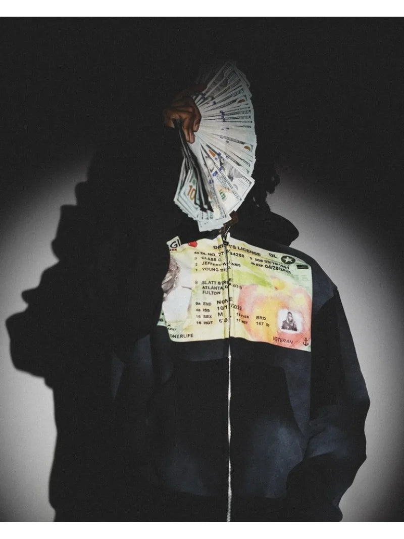 Unisex 2026 American Retro Graphic Hoodie Y2K Oversized Zip Up Long Sleeve Loose Streetwear Jacket For Men Women