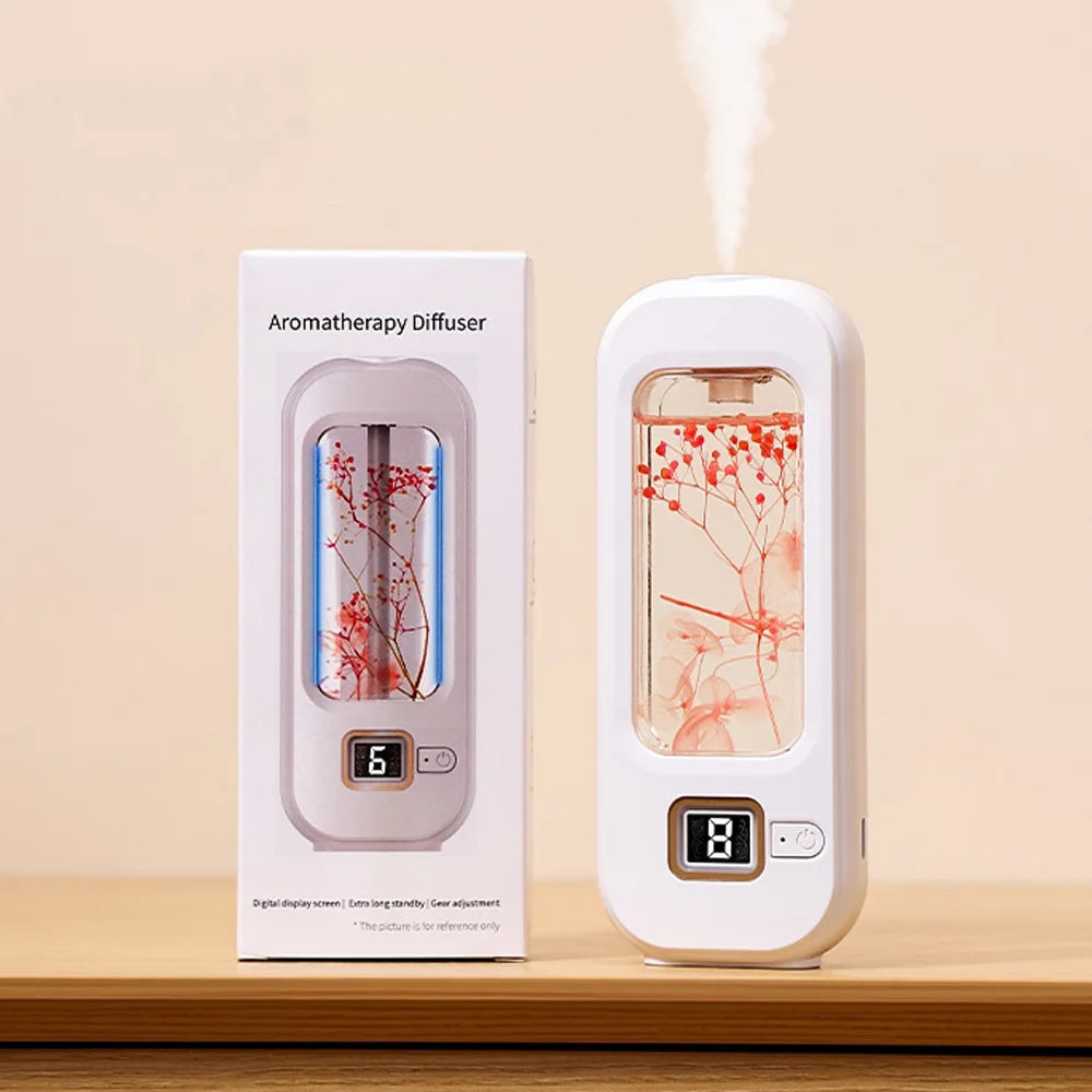 Aromatherapy Machine Automatic Home Fragrance Machine Essential Oil Diffuser Nebulizer for Kitchen and Toilet Deodorization