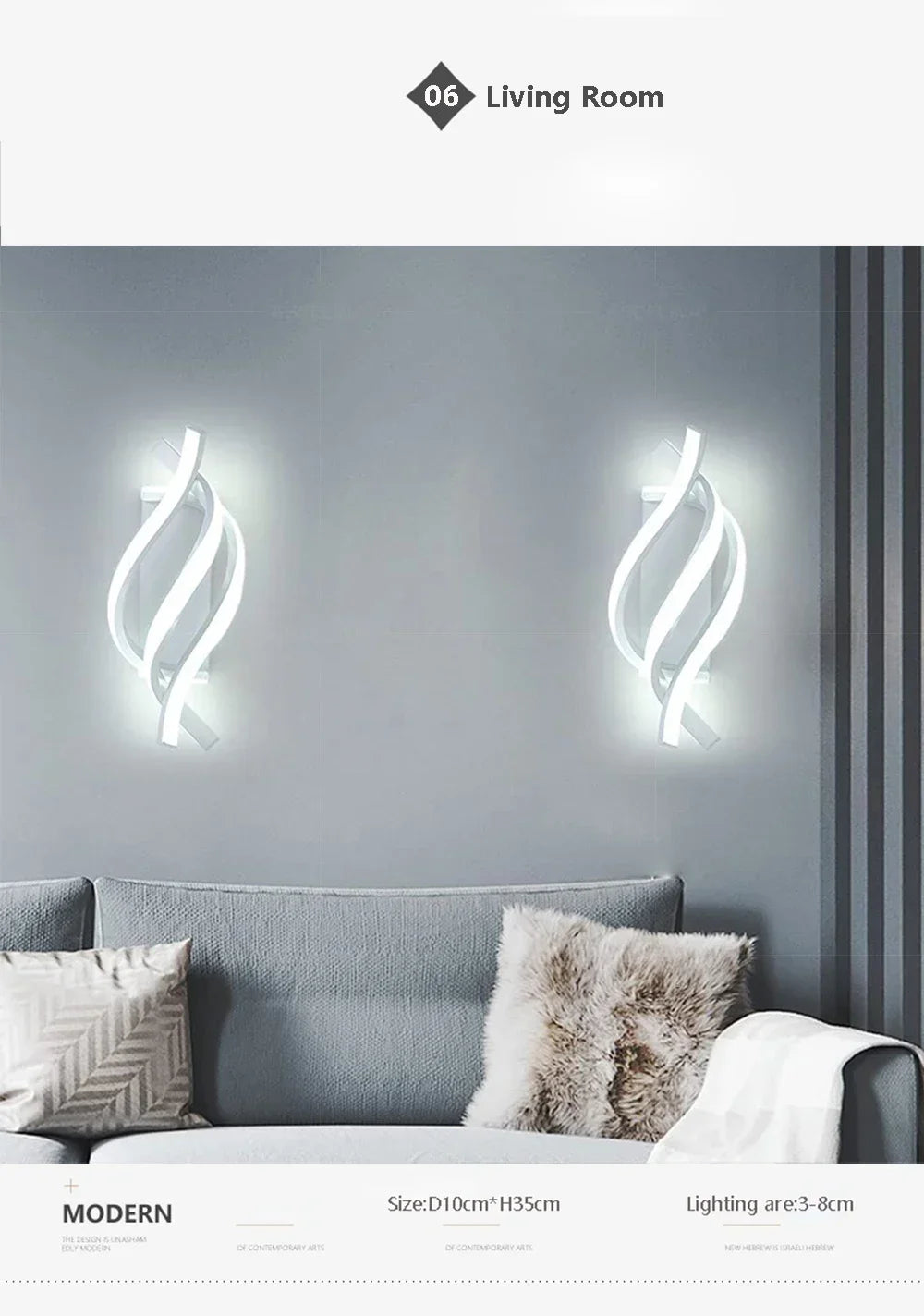 Modern LED Wall Lamp Luxury Home Decor Line Wall Sconce Bedroom Bedside Corridor Living Room Backgroud Black White Gold Lights