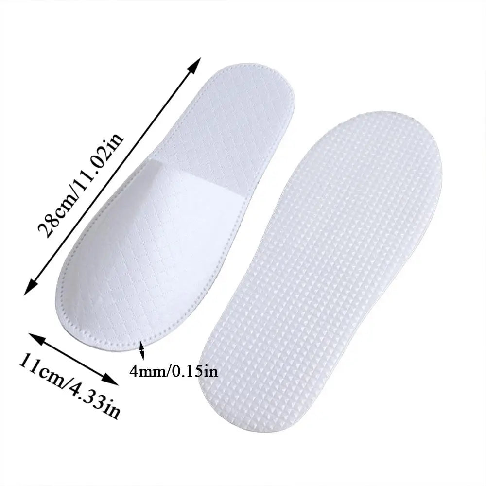 10 Pairs Lot Hotel Slippers Unisex Slipper Non Woven Disposable Slippers Closed Toe Hotel Slippers Hotel Cheap SPA Guest Slides