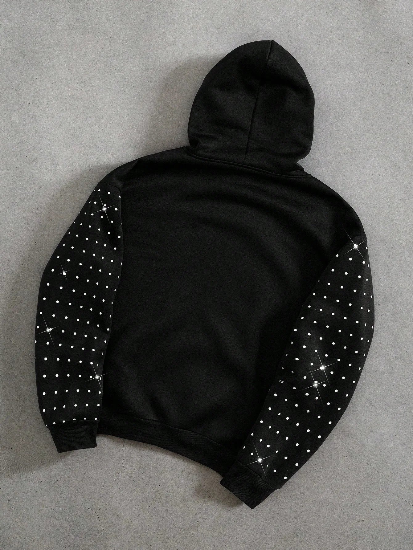 Unisex 2026 Winter Oversized Hoodie Star Embroidery Print Warm Cozy Casual Pullover For Men And Women Fashion