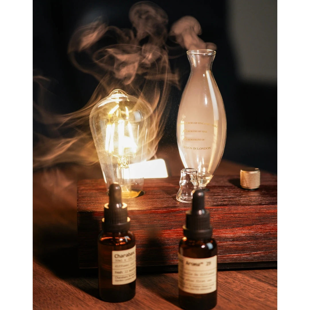 Aroma Diffuser Vintage Tungsten Filament Lamp Aromatherapy Machine Humidifier Lighting Sandalwood Pure  Essential Oil Diffuser