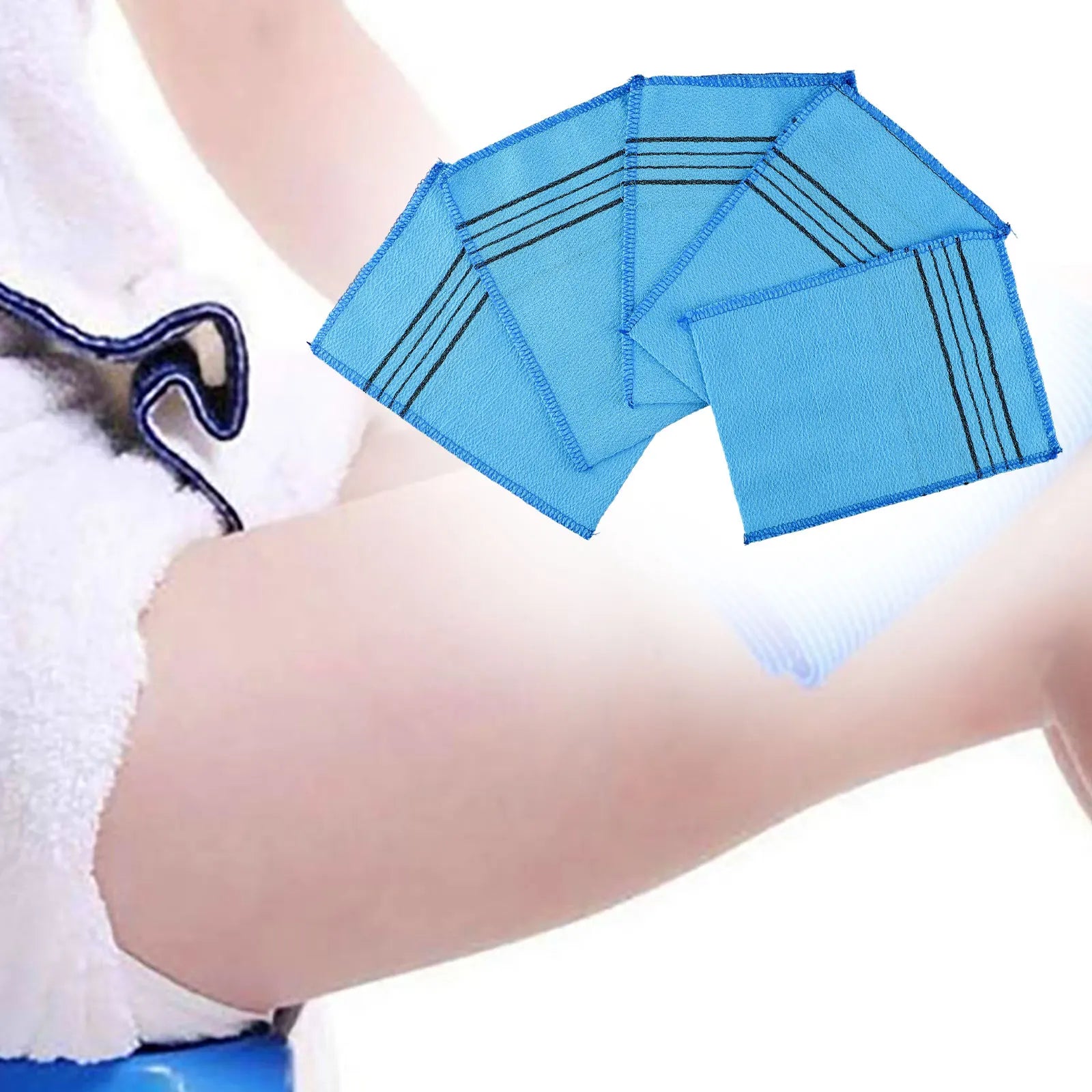 Scrub Towel Bath Bath Towel Cloth Massage Polyester Cotton Soft Towels Washcloth Body Italy Asian Exfoliating Bath