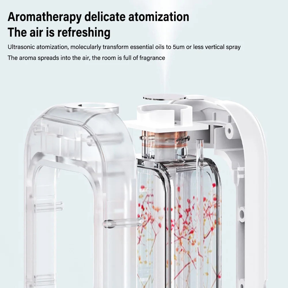 Aromatherapy Machine Automatic Home Fragrance Machine Essential Oil Diffuser Nebulizer for Kitchen and Toilet Deodorization