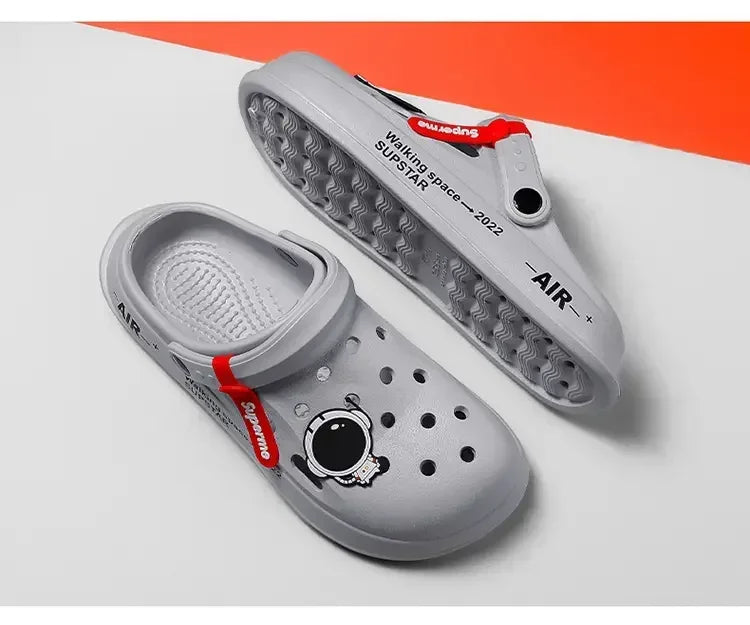 Men Women Sandals Breathable Home Slippers Outdoor Fashion Garden Clogs Couple Water Shoes Sandals For Men Black White