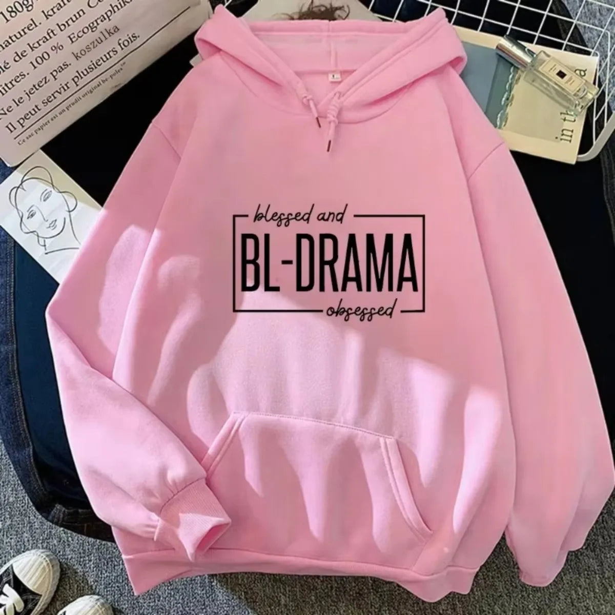 Funny Bl Drama Lovers Club Hoodie Unisex Warm Hooded Pullover Autumn Winter Women Men Sweatshirt Harajuku Streetwear Tops