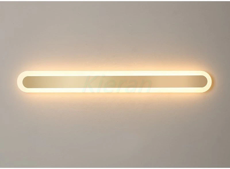 Modern Minimalist Long Strip LED Wall Lamps Bedroom Bedside Wall Lights Stairway  Living Room Background Room Decor Wall Lights