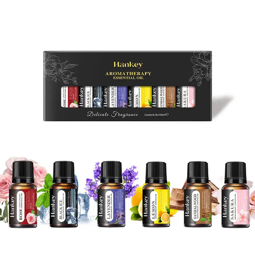 Aromatherapy Essential Oil Set Diffuser Essential Oil Car Air Freshener Scent Perfume Natural Plant Lavender Aroma Diffuser DIY