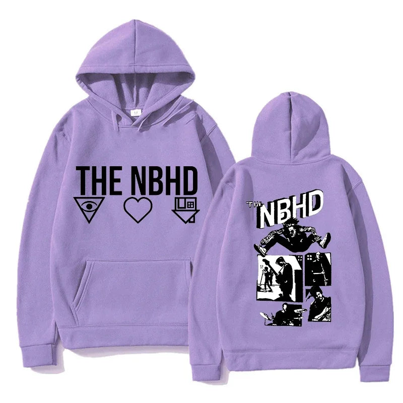 The Neighborhood Hoodie Unisex Autumn Winter Pullovers Women Men Sweatshirts Long Sleeve with Hooded Pullovers Casual Streetwear