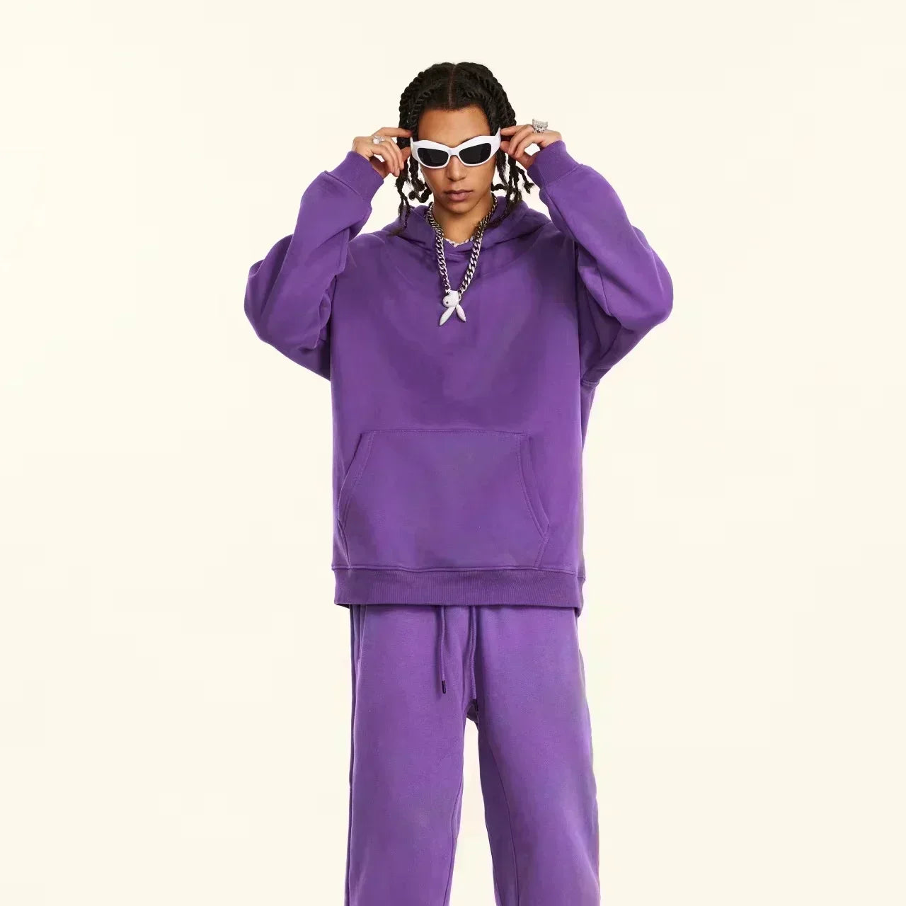 Unisex Pullover Hooded Sweatshirt - Casual Streetwear for Autumn Winter Fall Season Perfect for Gym Workout and Everyday Wear