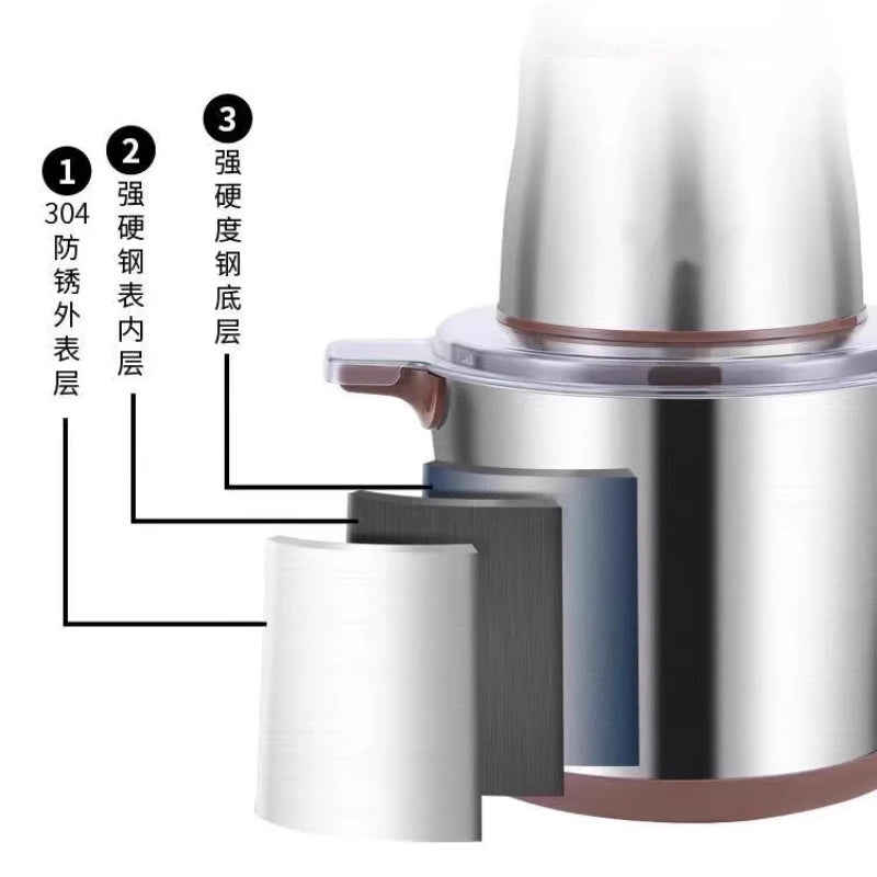 Meat grinder electric multi-function household and commercial large-capacity mixer high-power dumpling meat filling machine