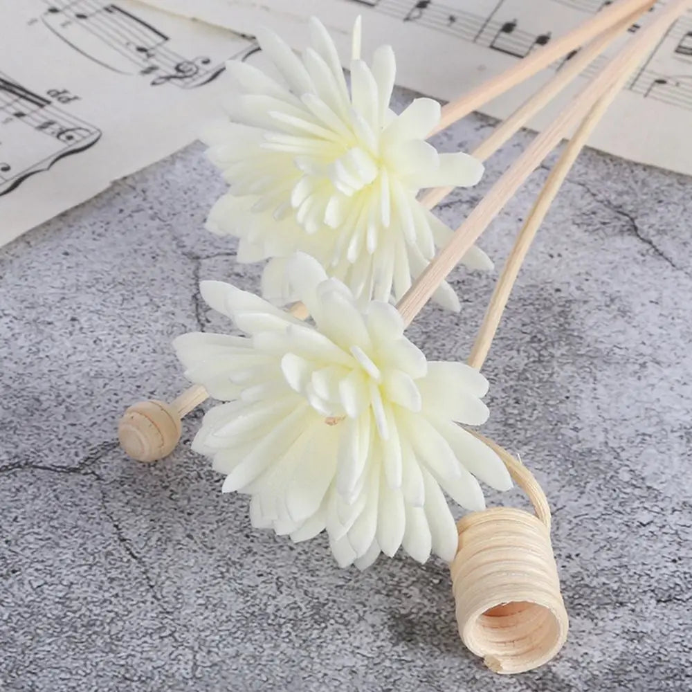 Diffuser Aroma Oil Air Freshener Bathroom  Artificial Flower Aromatherapy Rattan  Diffuser Aromatherapy Flower