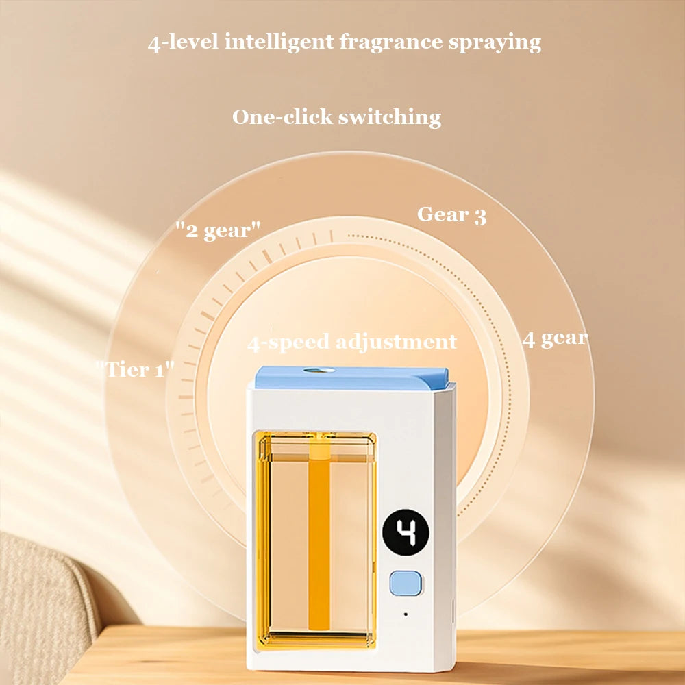 4-Modes Scent Diffusers for Home Oil Diffuser Bedroom Vaporizer Natural Fragrance Humidifier USB Aromatherapy Desktop