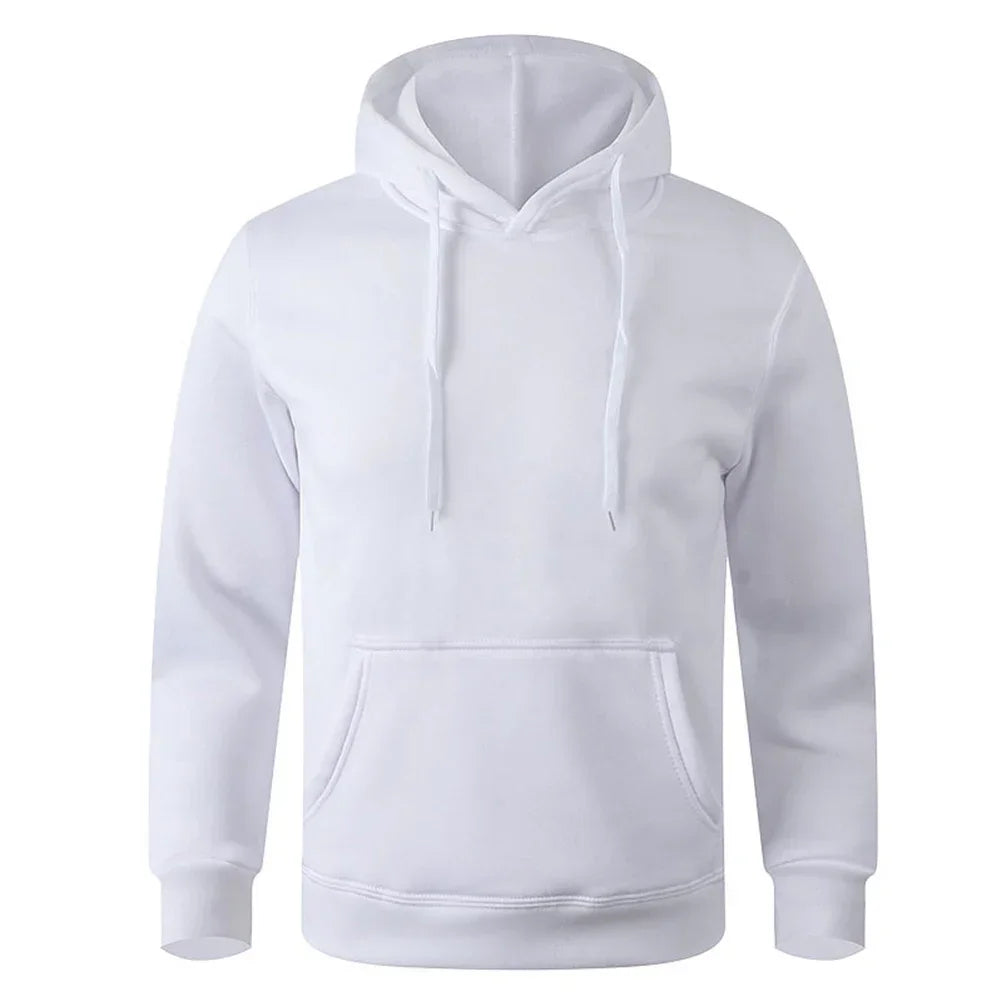 Unisex hoodie high-quality sweater hip-hop fashion casual top trendy spring and autumn solid colorcomfortable new style 2025