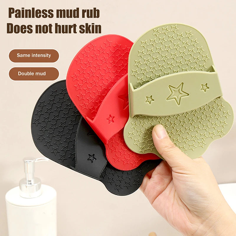 Rubber Rubbing Towel Gloves Brushes Exfoliating Dead Skin Deep Cleaning Body Scrub Brush Rubbing Back Bath Shower Remove Dirt