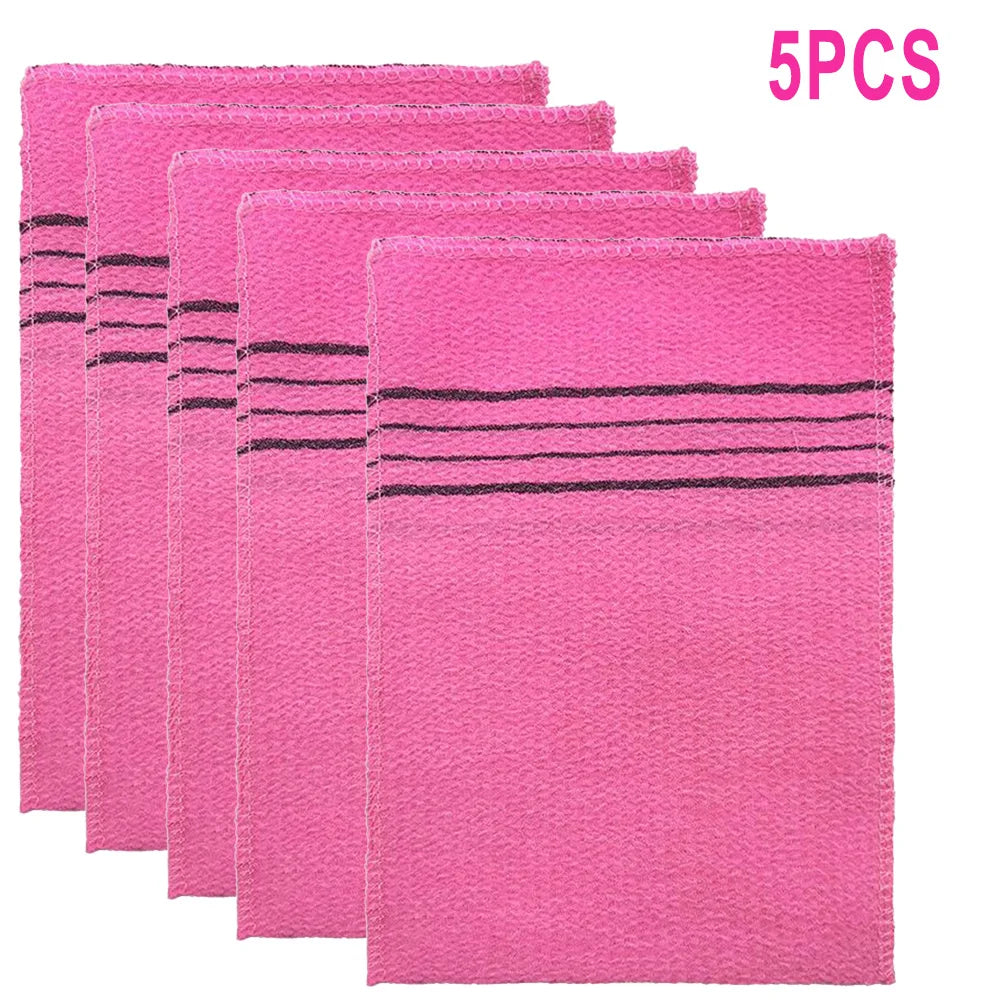 Scrub Towel Bath Bath Towel Cloth Massage Polyester Cotton Soft Towels Washcloth Body Italy Asian Exfoliating Bath