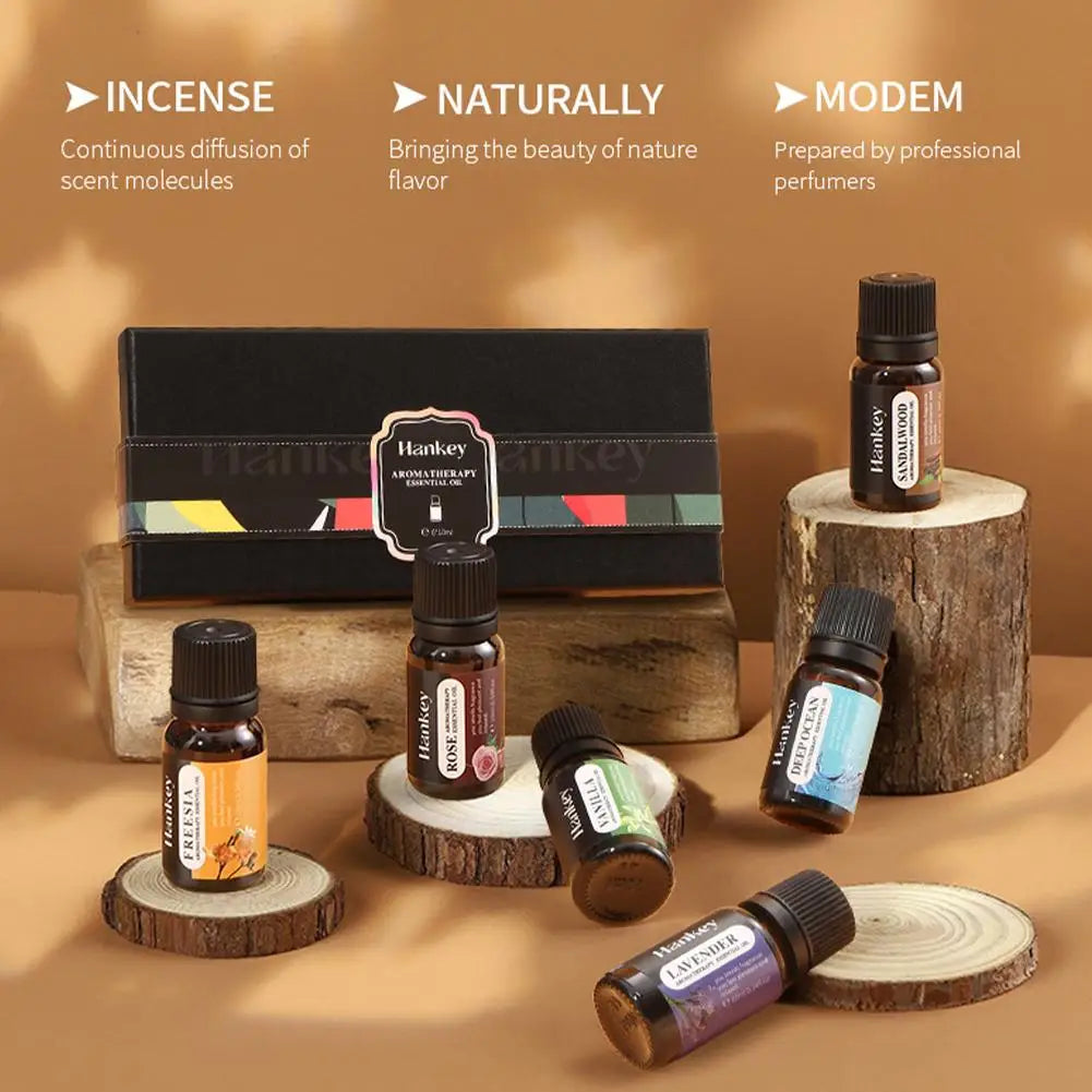 Aromatherapy Essential Oil Set Diffuser Essential Oil Car Air Freshener Scent Perfume Natural Plant Lavender Aroma Diffuser DIY