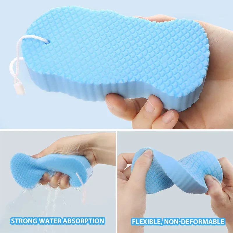 1pc Soft Sponge Body Scrubber Bath Exfoliating Scrub Sponge Shower Brush Body Skin Remover Exfoliante