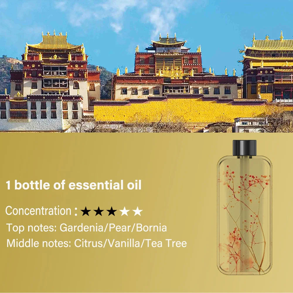 Aromatherapy Machine Automatic Home Fragrance Machine Essential Oil Diffuser Nebulizer for Kitchen and Toilet Deodorization