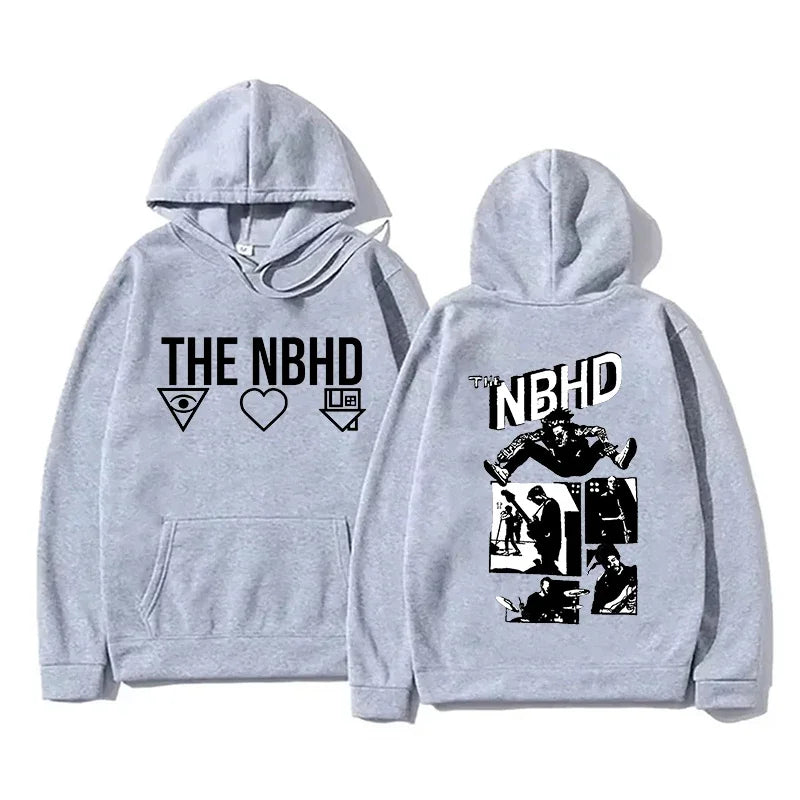 The Neighborhood Hoodie Unisex Autumn Winter Pullovers Women Men Sweatshirts Long Sleeve with Hooded Pullovers Casual Streetwear