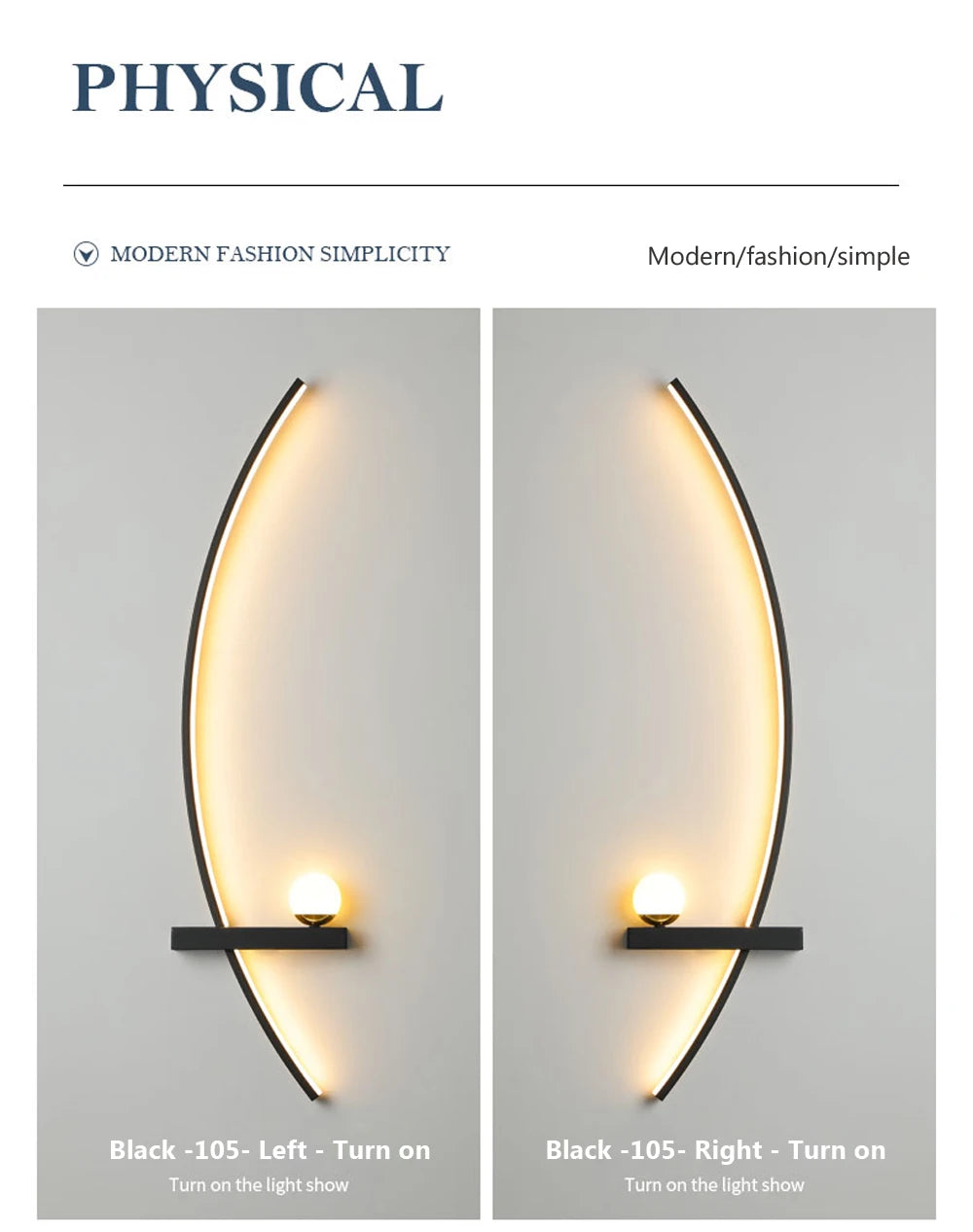 Minimalist LED Wall Lamp Modern Stripes Wall Sconce For Bedroom Bedside Living Room Study Stairs Home Decor Indoor Fixture