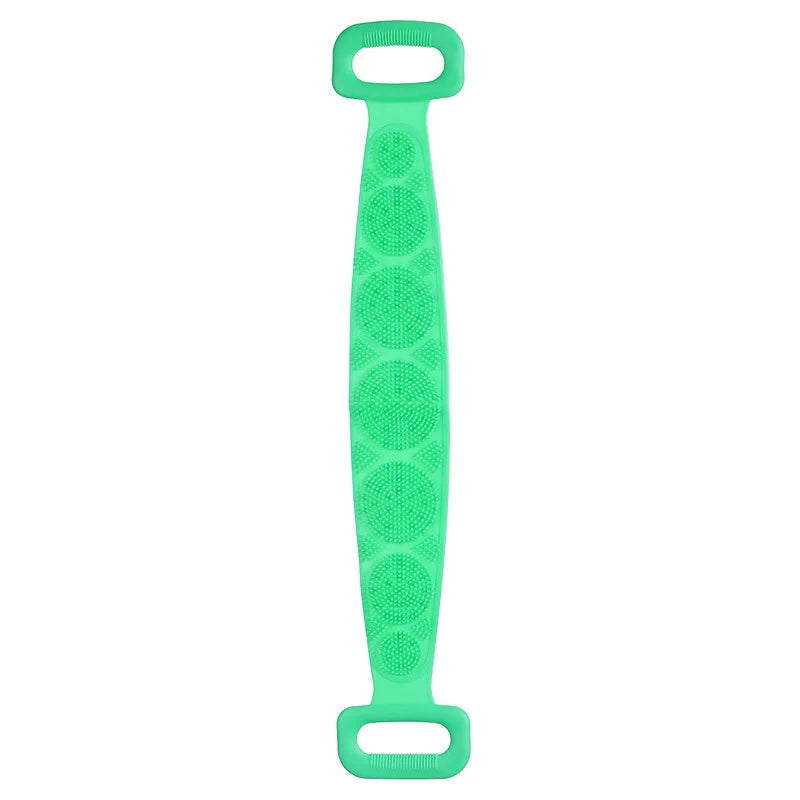 Silicone Body Scrubber Back Massage Exfoliating Sponge Bathroom Bath Brush Scrub Shower Brush Body Wash Scrub Removal Bath Spong